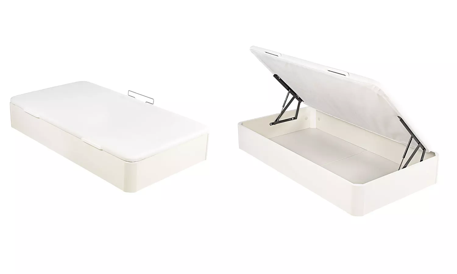 Canapé abatible madera apertura lateral en diferentes tamaños con montaje incluido de Royal Sleep