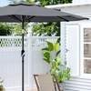 Image 10: 3M Rotating Parasol with UV Protection; Adjustable and Stylish Design