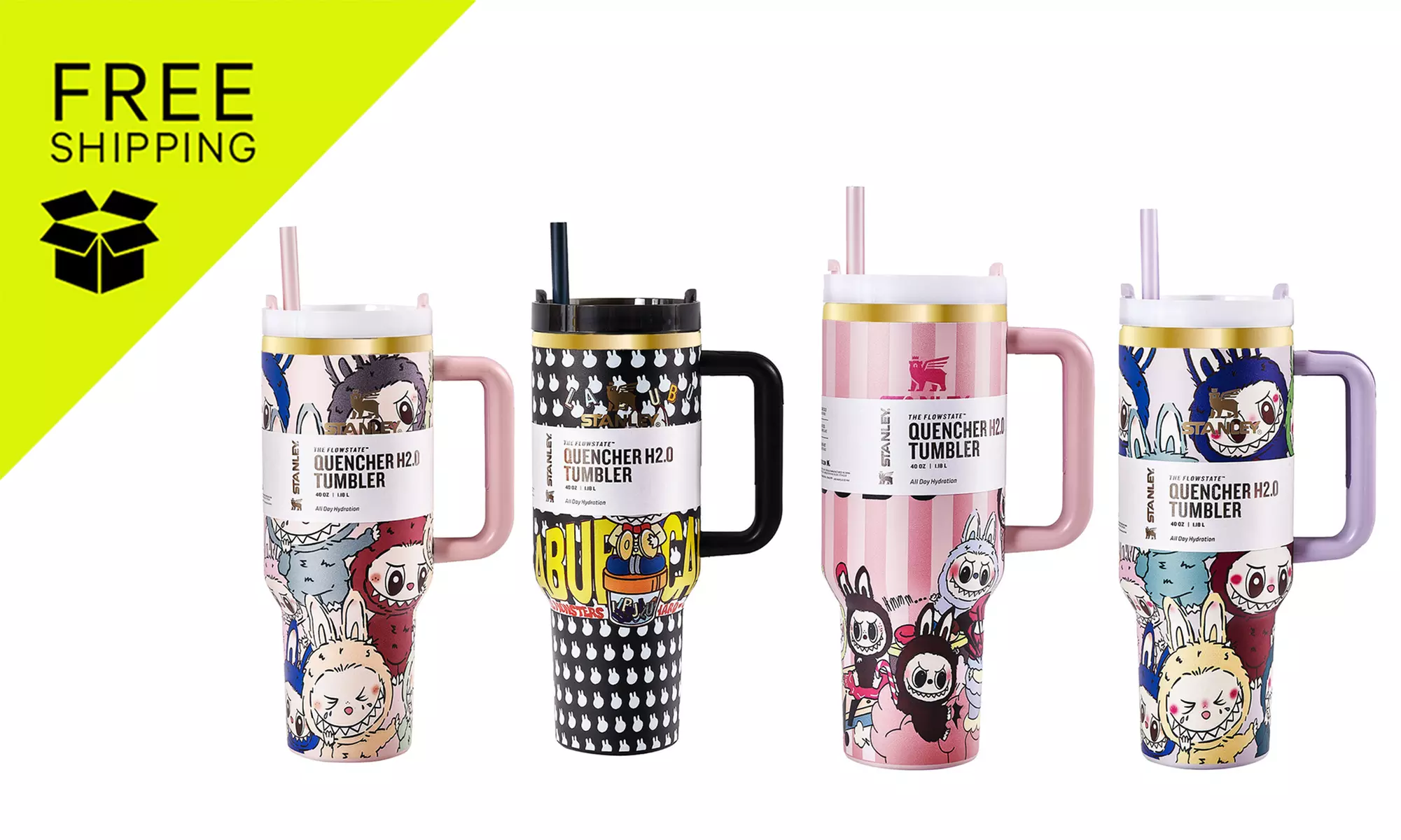 Limited Edition Stanley x Labubu Tumblers with a Gift Box