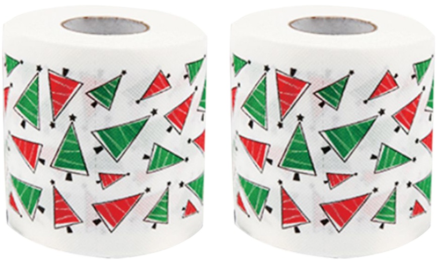 Image 10: Christmas Themed Toilet Roll Paper