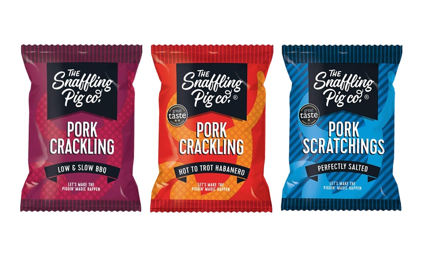 Image 2: 12 Pork Crackling Snacks