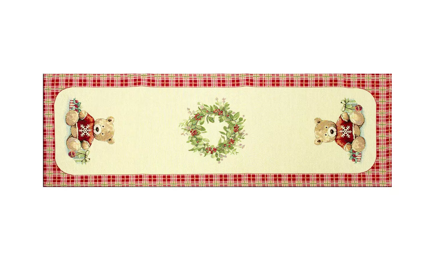 Centrotavola Natalizio in tessuto gobelin