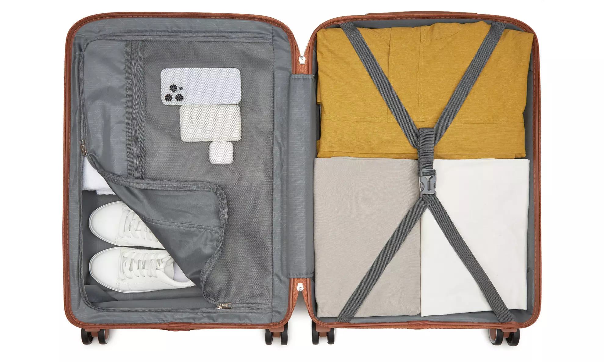 Valise rigide résistante aux chocs et aux rayures