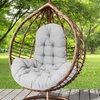 Image 2: Thick Padded Egg Chair Cushion for Hanging Swing Chair
