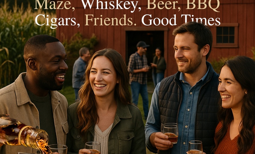 Image 3: BEE KIND Corn Maze Adventure at Twins BBQ Co