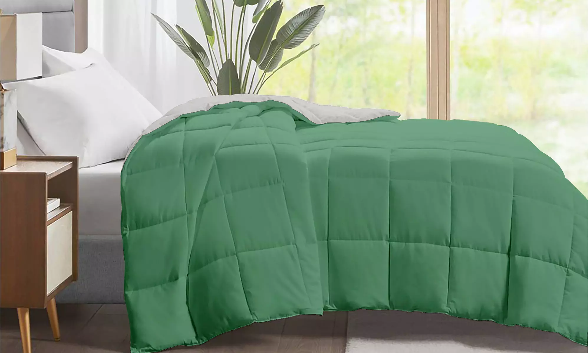 Doppelseitige Mikrofaser-Winter-Bettdecke