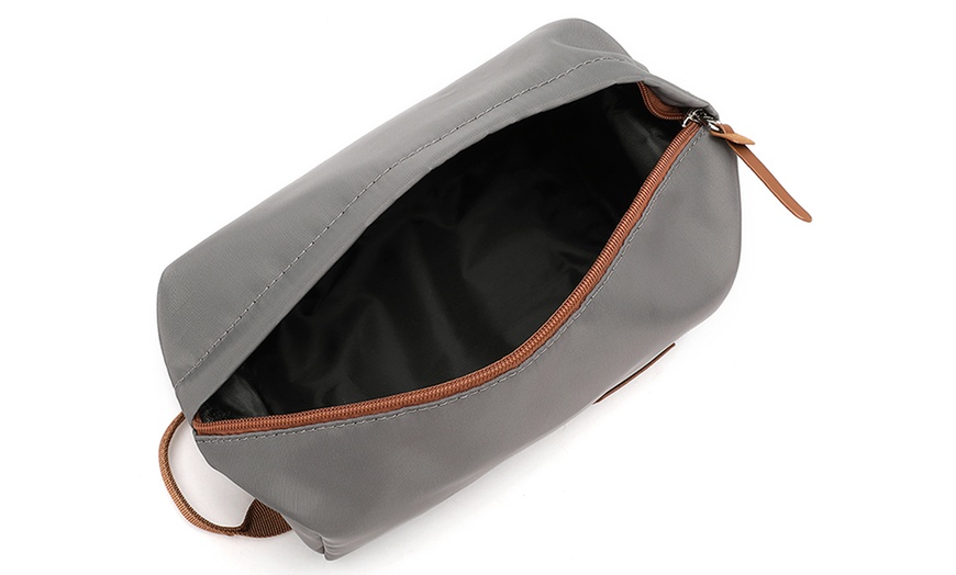 Image 8: KONO 1 or 3-Piece Grey Brown PC Luggage and Travel Bag Set 