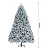 Image 4: Albero di Natale Fiocco Innevato