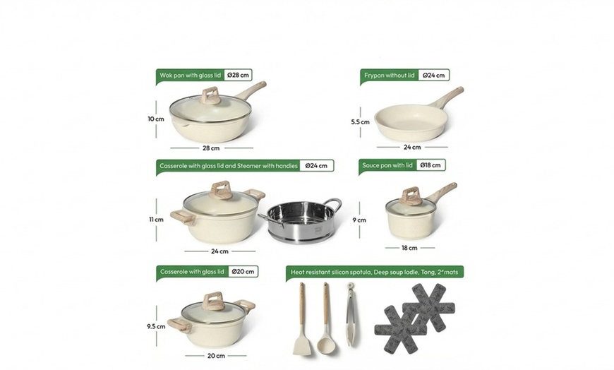 Image 7: Batteria da cucina da 15 pezzi Just Perfecto