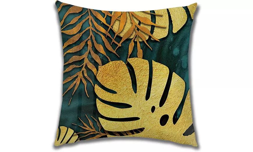 Image 4: 4 ou 8 housses de coussin avec motifs arbres
