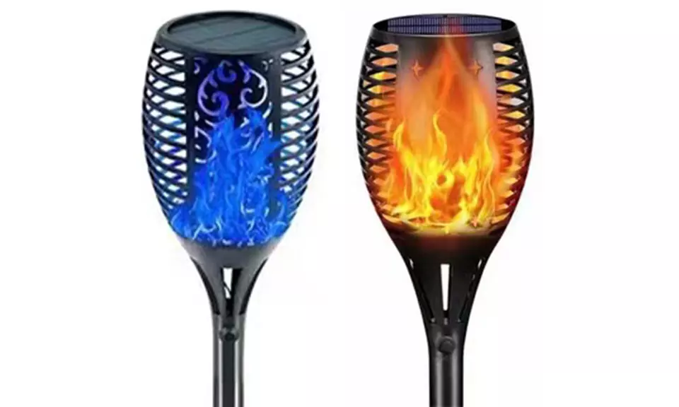 1, 2 ou 4 lampes torches solaires