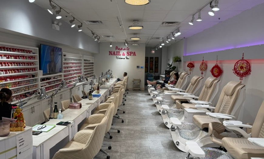 Image 8: No-Chip Manicure and Pedicure Packages, SNS Dipping Powder, and More