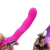 Image 1: 10 Speeds USB Rechargeable Magic Wand Massager Dildo G-spot Vibrator