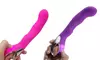 10 Speeds USB Rechargeable Magic Wand Massager Dildo G-spot Vibrator