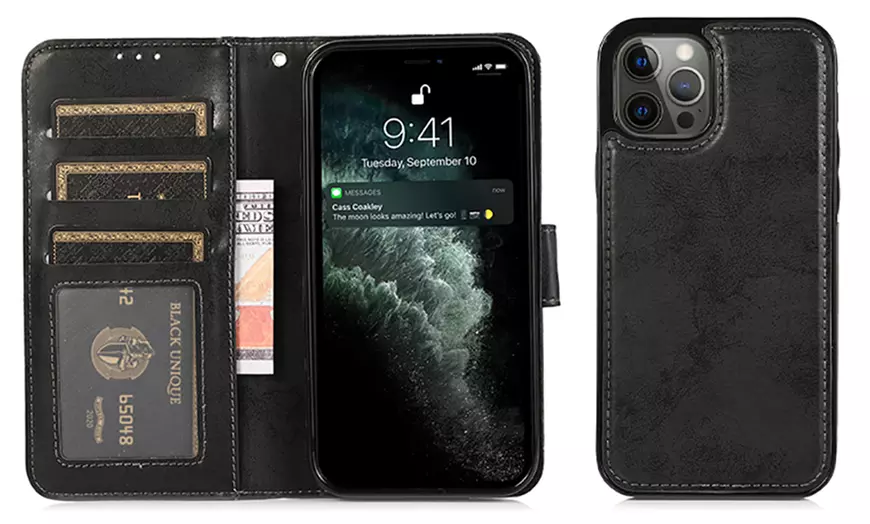 Image 2: Etui pour iPhone en suède PU