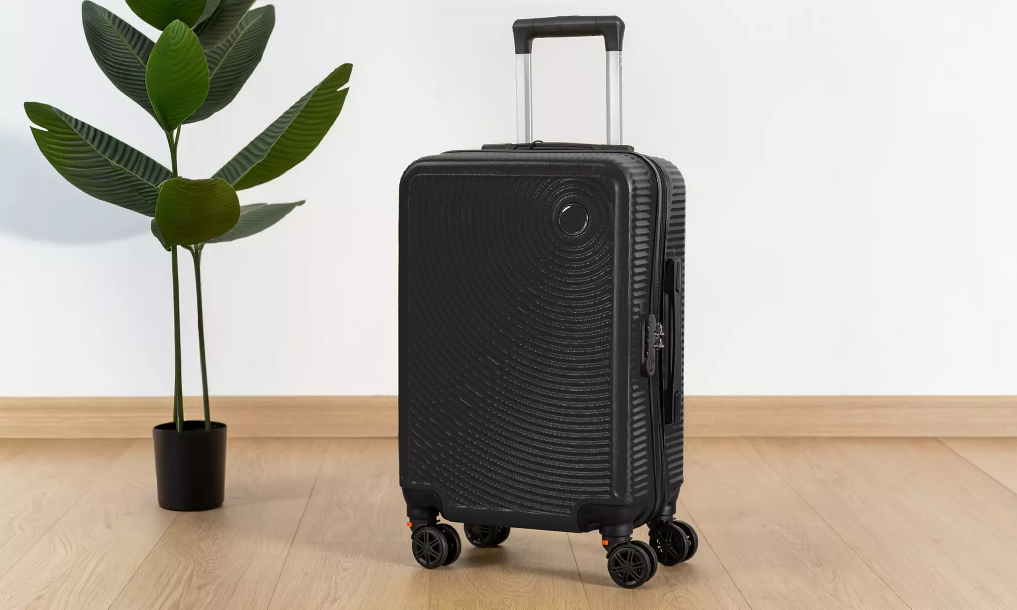 Maleta de cabina de ABS con ruedas desmontables