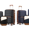 Image 1: 24- and 28-Inch Suitcases with a Backpack Luggage Set