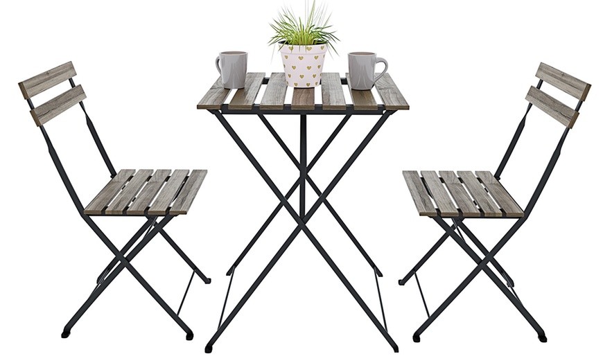 Image 4: Set bistrot Hanoi con 1 tavolino e 2 sedie