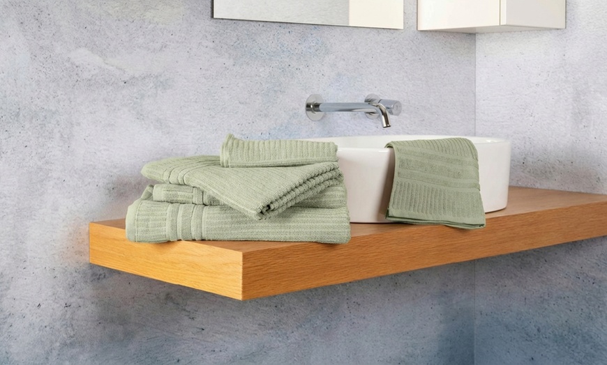 Image 17: Ensemble de 5 serviettes en coton