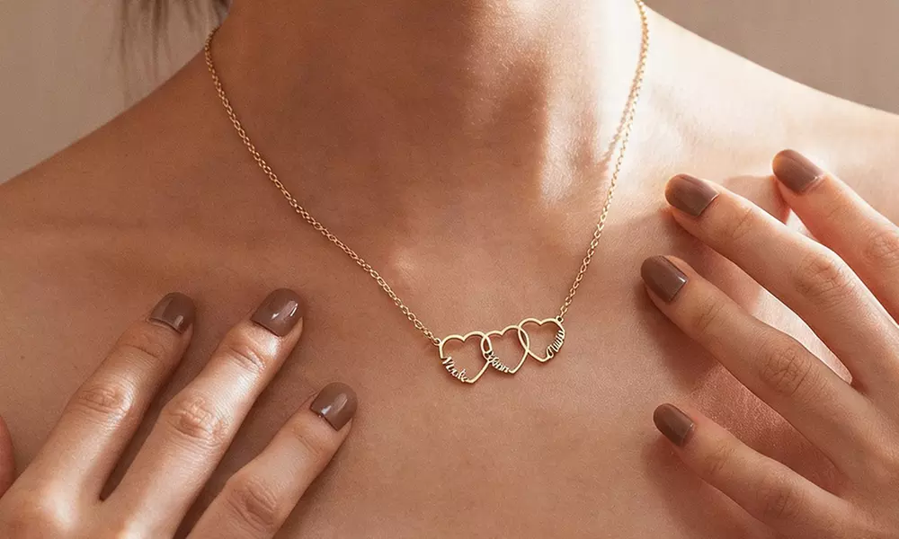 Halskette personalisierbar in Design nach Wahl aus Edelstahl