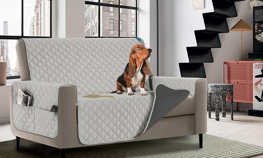 Image 10: Waterdichte, vlekbestendige en gewatteerde bankhoes