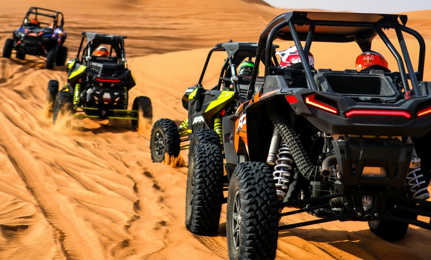 Image 1: VIP Desert Safari with 30-Min Quad Bike Ride with Home or Hotel Pickup