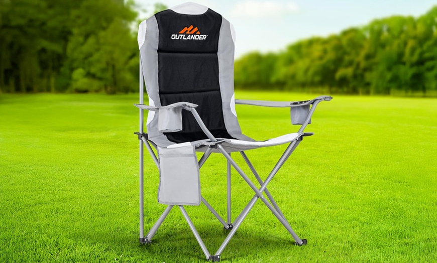 Image 3: Vivo Pack of Two Camping Chairs