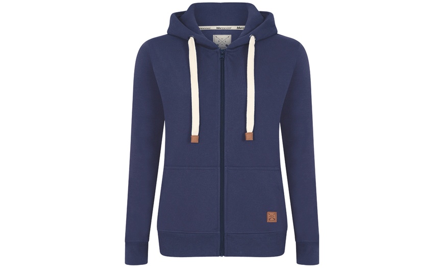 Image 15: Blu Apparel Women's Zipped Hoodie