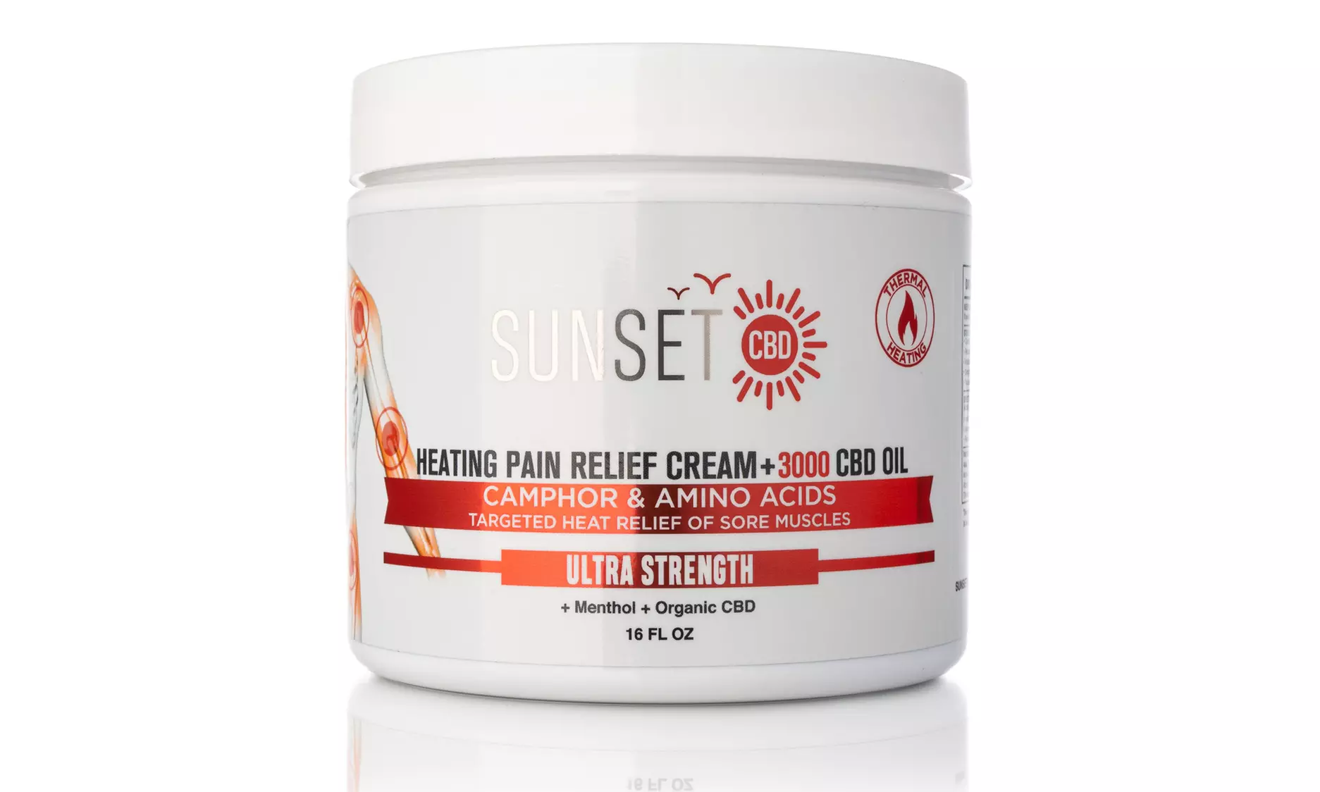 Potent CBD Pain Relief Creams from Sunset - 30 Plus Options - Groupon Exclusive!