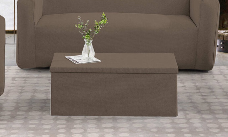 Image 6: Mesa de centro con forma de caja para almacenamiento
