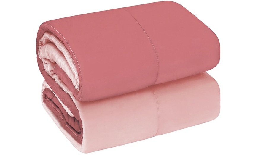 Image 8: Couvre-lit double face 250 x 260 cm