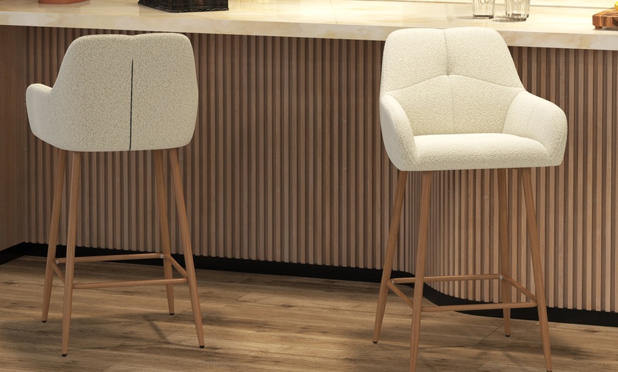 Image 5: Juego de 2 taburetes altos