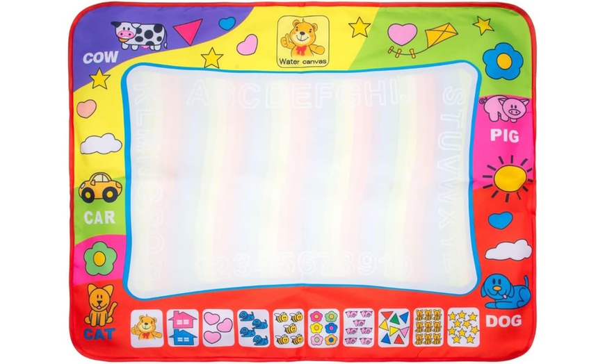 Image 3: Kids’ Magic Doodle Mat and Water Pen Set x1, or x2 Options