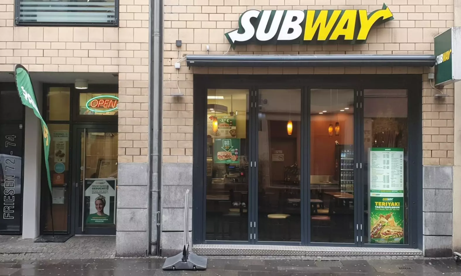 Panini, Cookie & Getränk für 1 - 4 Personen bei Subway Köln
