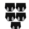 Image 3: 5er-Set Mid-Waist Menstruationsunterhosen 