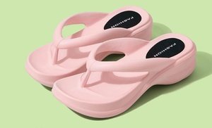 Women's Thick Sole Non-Slip Comfort Flip-Flops