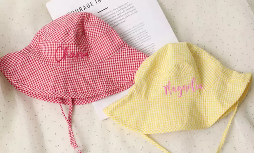 Image 5: Custom Baby Sun Hat 
