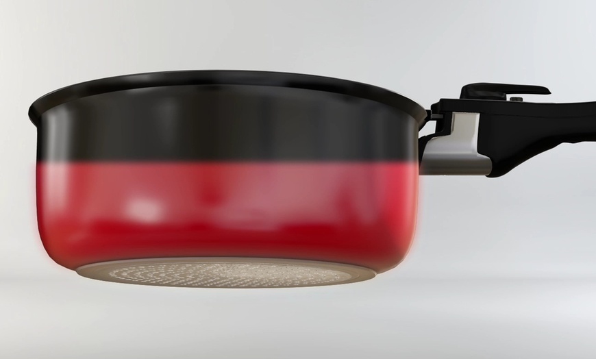 Image 9: Batería de cocina de 10 piezas con mango desmontable, de Herzberg