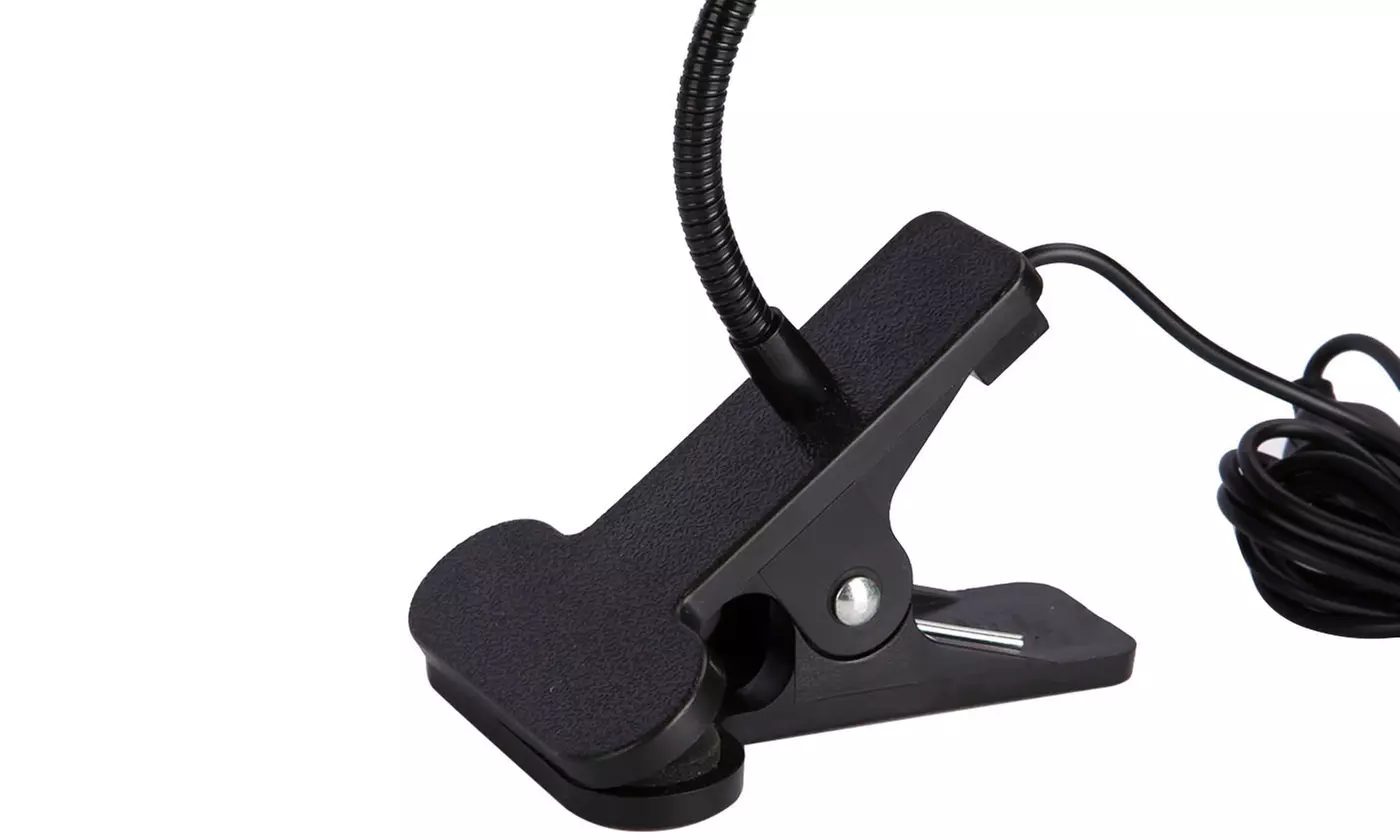 USB Clip on Night Light Reading Light Lamp for Desk Bed Computers
