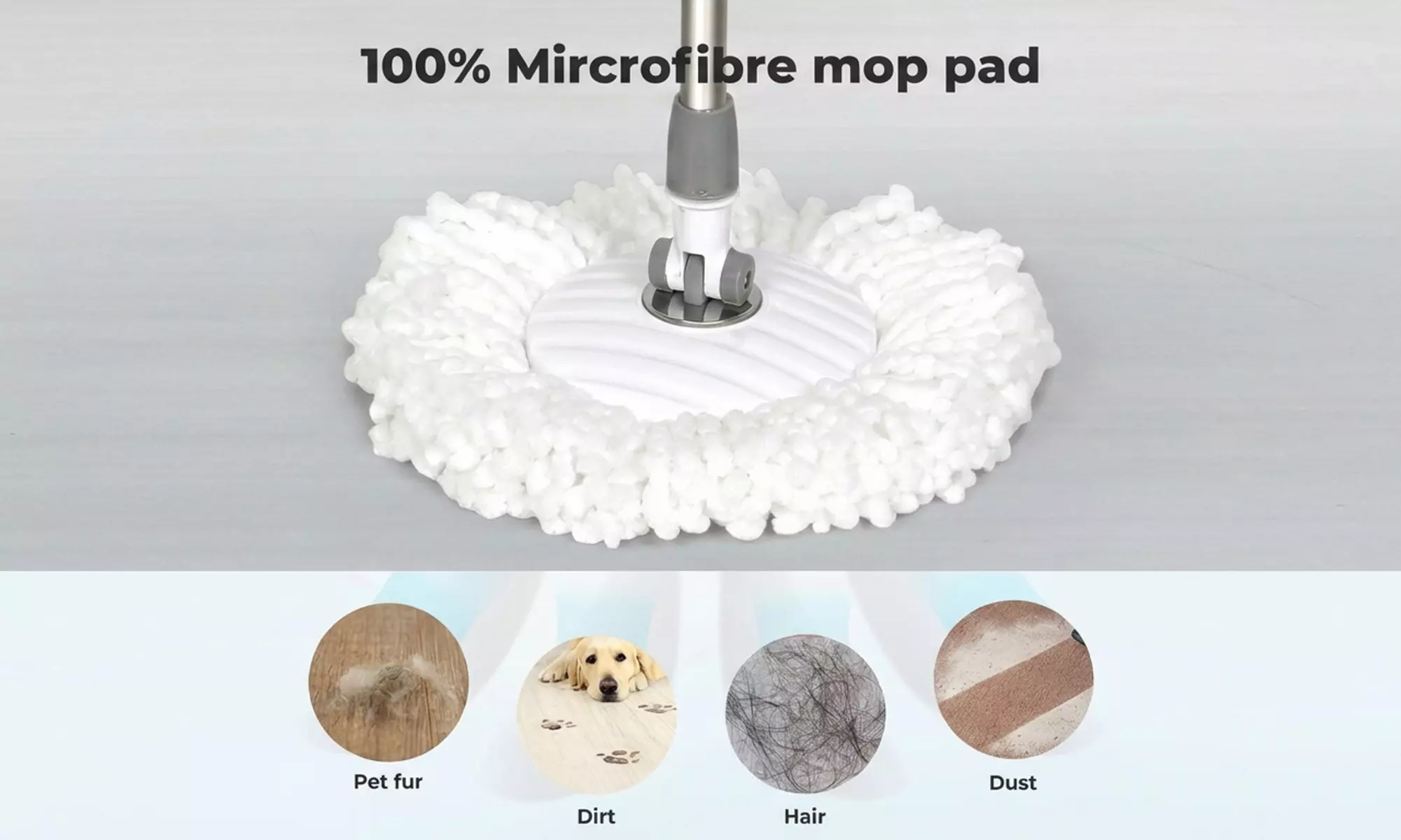 Cleanflo Spin Mop and Bucket Set