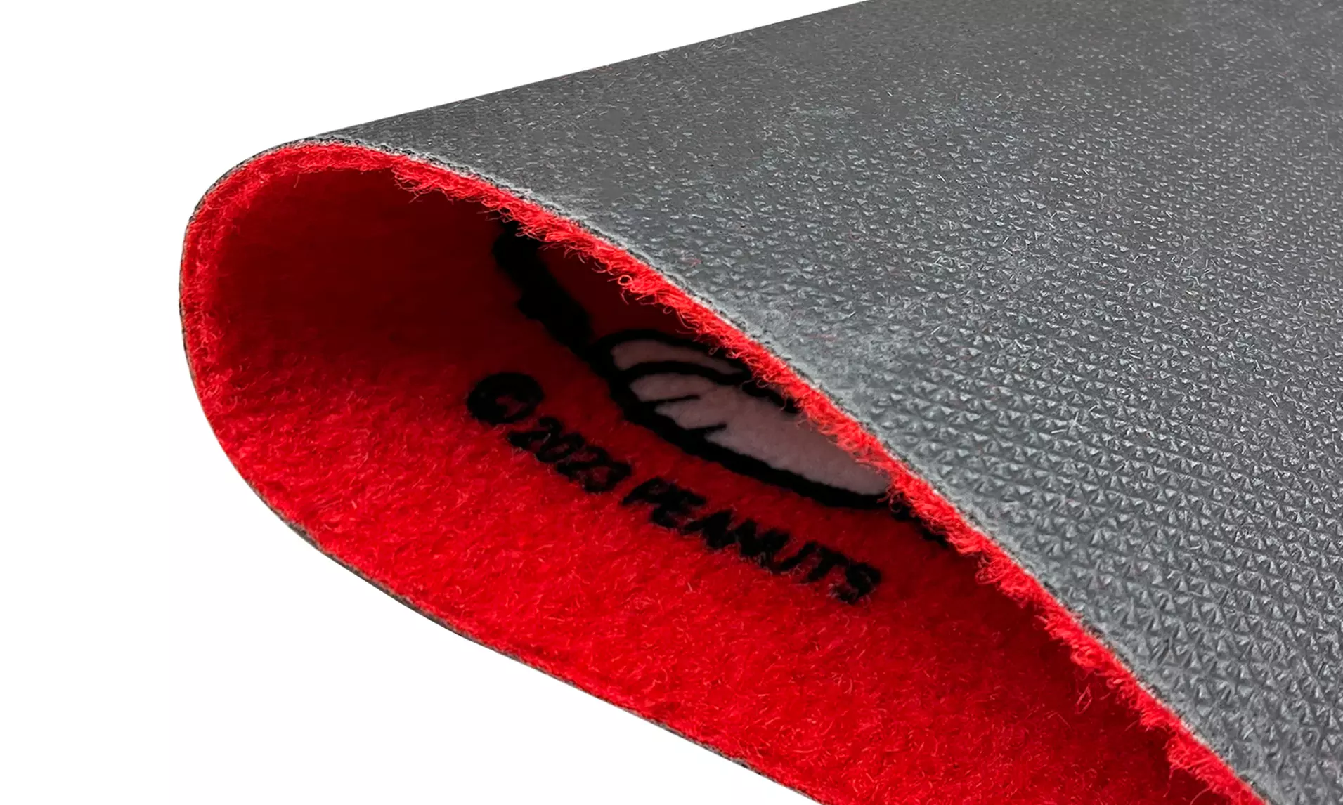 1x oder 2x Fußmatte mit weihnachtlichem Snoopy-Motiv