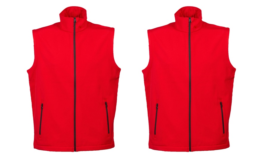 Image 7: 1 o 2 Gilet in softh shell a 2 strati  idrorepellente 280gr