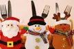 Up to Four Three-Pack Christmas-Themed Cutlery Holders - Second Medium