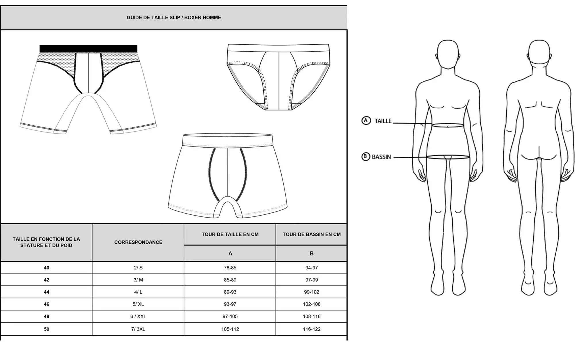 Lot de 4 boxers microfibre FREEGUN divers univers pour homme