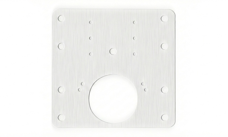Image 6: 10-Pack Cabinet Hinge Repair Plate Kit - Stainless Steel Heavy Duty Fix for Kitchen & Wardrobe Doors with Screws