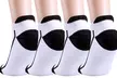 4 Pairs Mens Athletic Low Cut Ankle Tab Socks Mesh Cushioned Breathable Running - Second Medium
