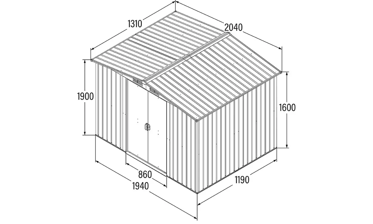 Home Deluxe Geräteschuppen BOHIO