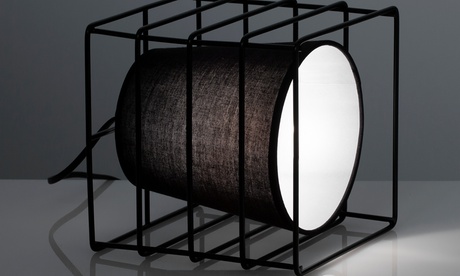 Lampada da tavolo Frame con struttura in metallo