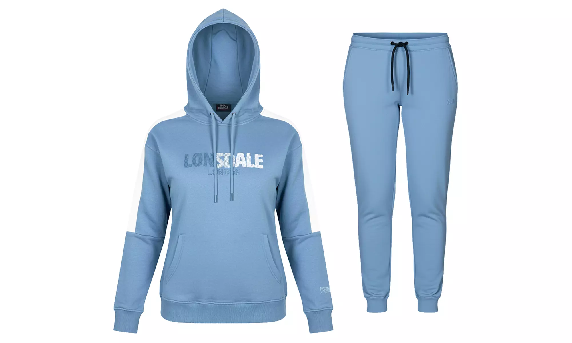 Tuta Lonsdale donna in cotone felpato