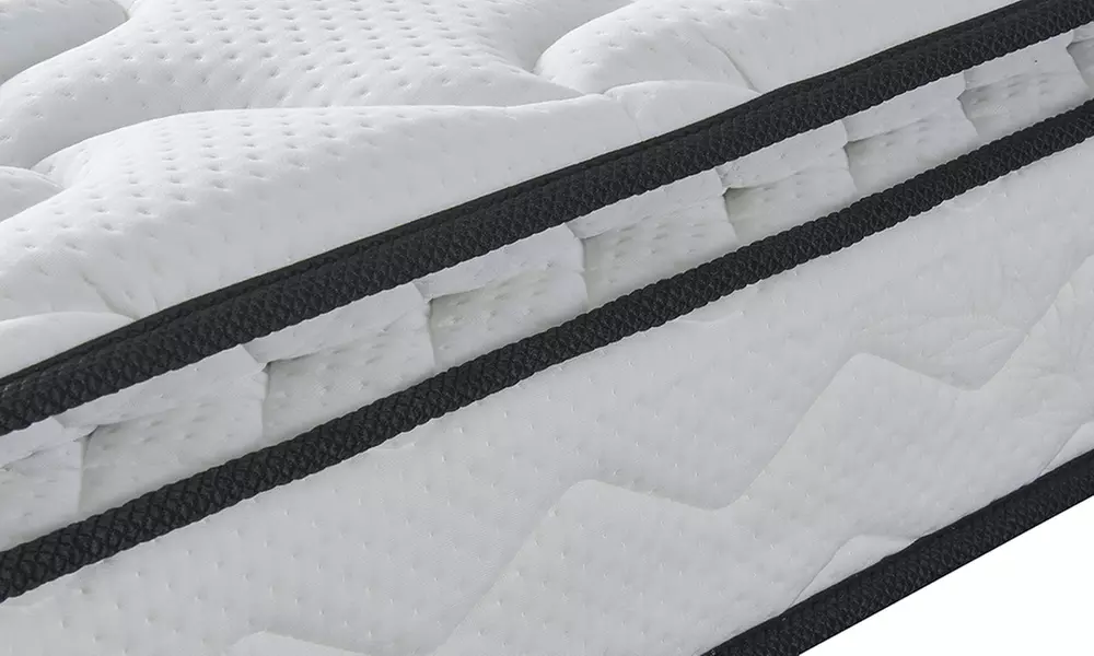 Lit Rome en tissu design élégant, Sampur